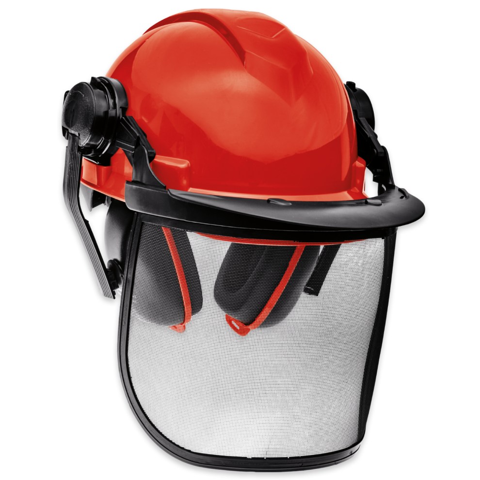 Einhell Forestry Helmet With Ear Defenders BG-SH 2 Reinforced Red Official