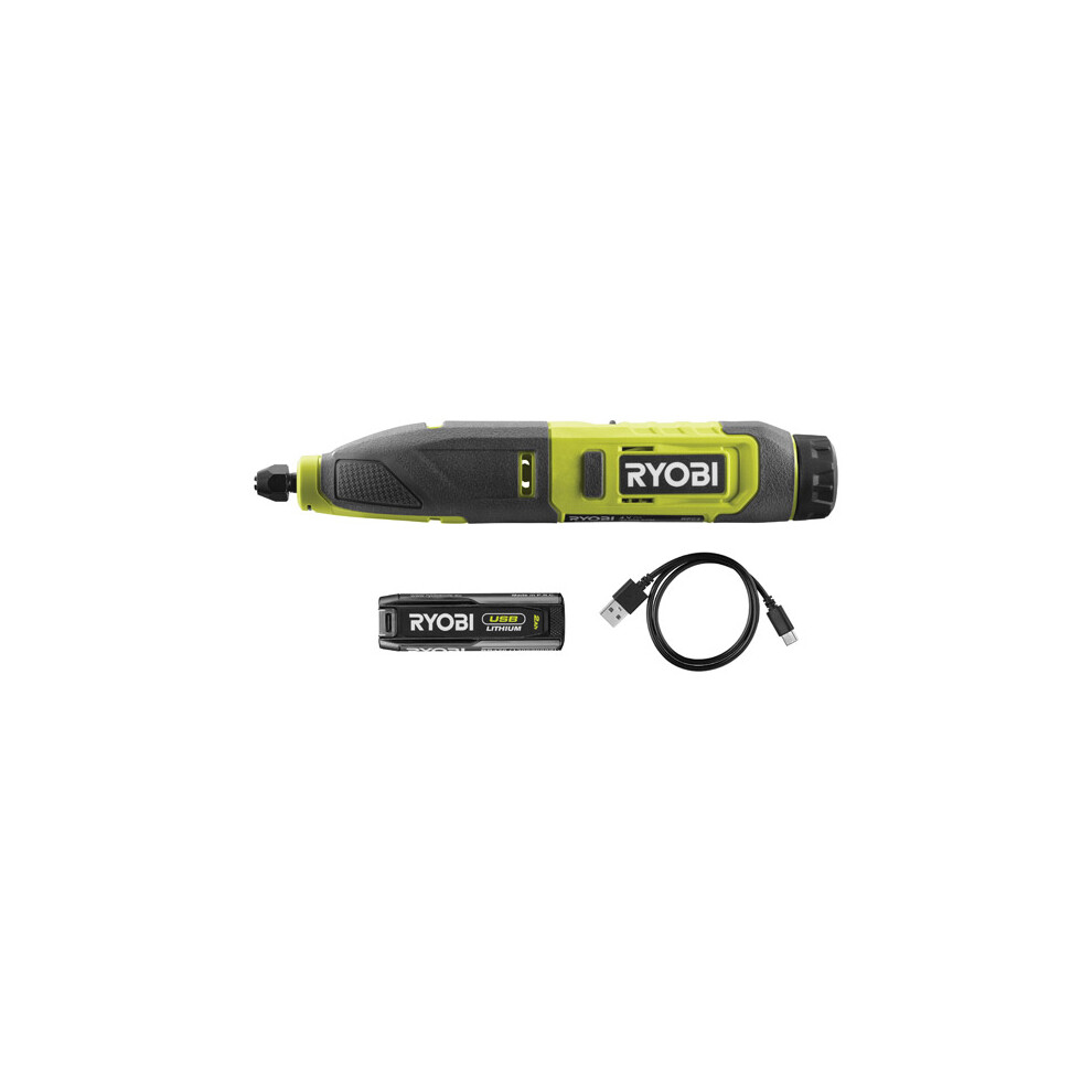 Ryobi Usb Lithium Power Carver 4V Rpc4-120G 2.0Ah Kit