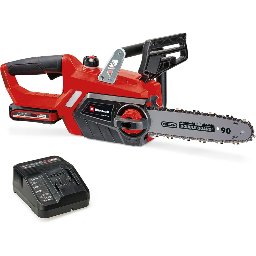 (Single,   Battery & Charger) 18V Cordless Chainsaw with Battery and Charger - 10" (25cm) Cordless Electric Chainsaw with OREGON Bar and Chain