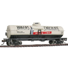 Walthers Trainline HO Scale Model 40' Tank Car - Baker's Chocolate GATX 31057