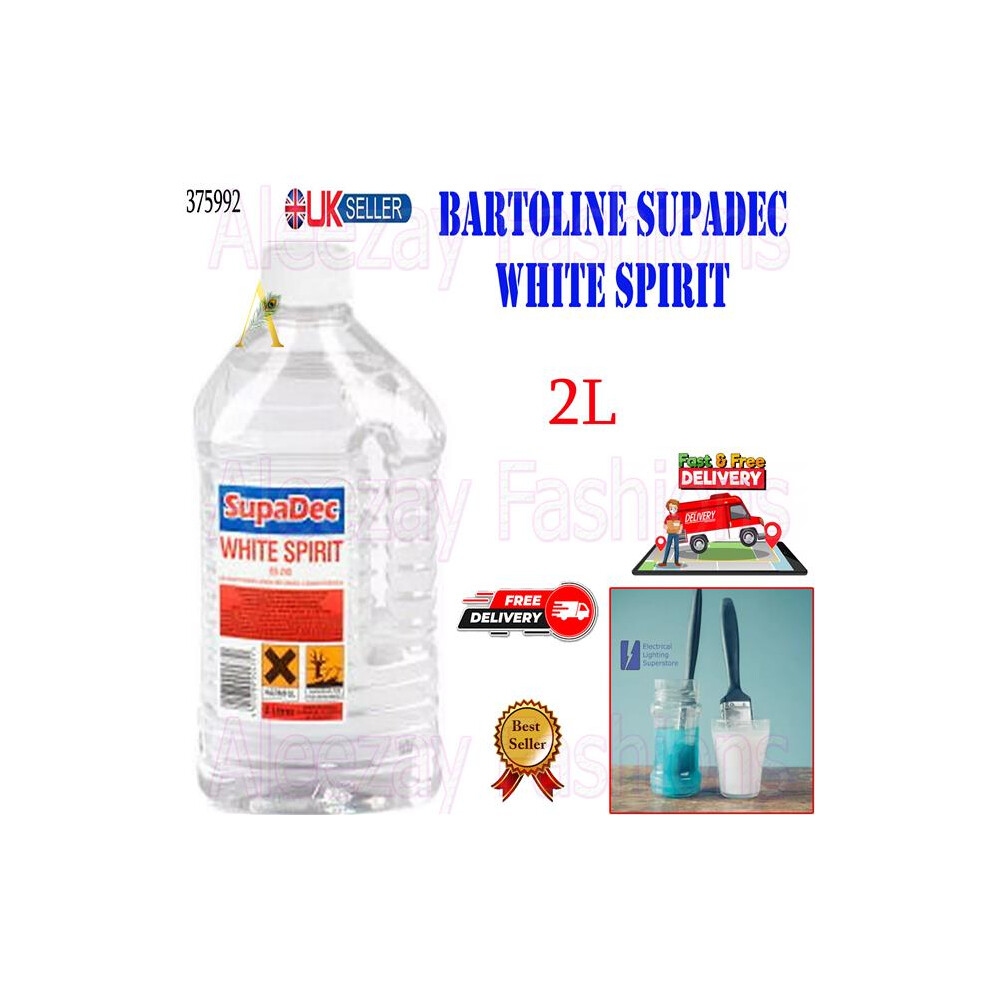 2L White Spirit Oil Paint Thinner Solvent Brush Cleaner 2Litre 5017193376008