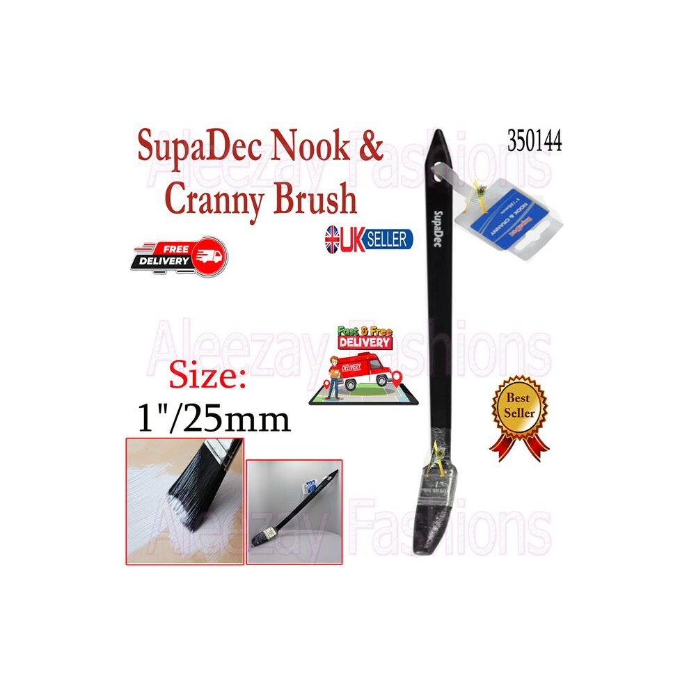 Nook Cranny Pointed Window Frame Edge Cutting Painting Brush 1"/25Mm 5017193350145