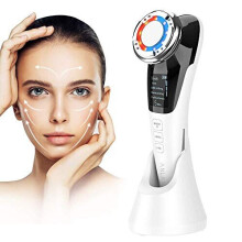 Face Massager EMS Facial Lifting Machine Red Blue Light Therapy Skin Care Beauty Device Multi Anti-wrinkle Skin Rejuvenation Women Gifts