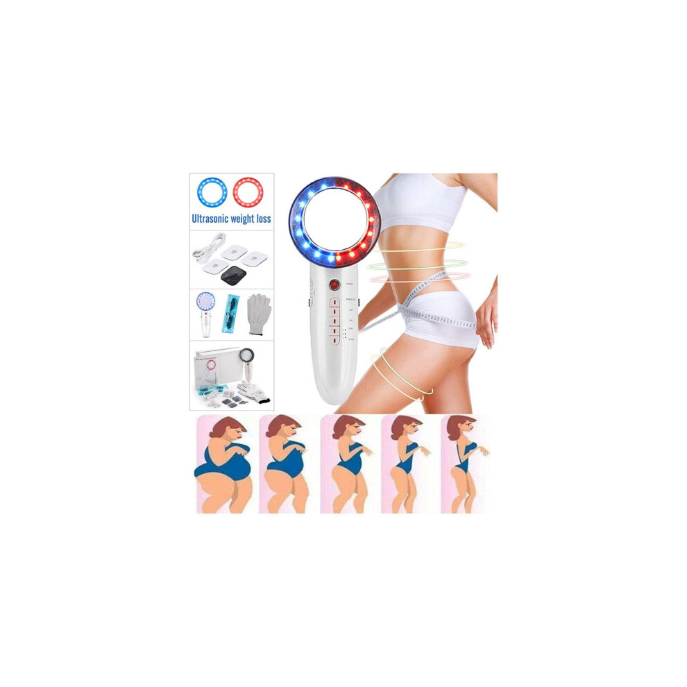 6-in-1 Body Shaping Machine â EMS Fat Burner, LED Therapy (Red/Blue), Cavitation & Ultrasonic, Ion+ / Ion-, Anti-Cellulite UK-image-OPC-PFD59JD-NEW