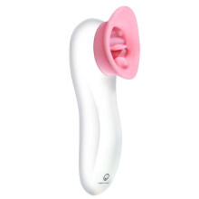 (Standard, 2) 7 Mode Licking Vibrator Tongue Clitoral Woman Nipple Oral Adult Sex Toy