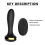 Electric Shock Anal Plug Wireless Remote Control Buttplug Vibrating Dildo 6