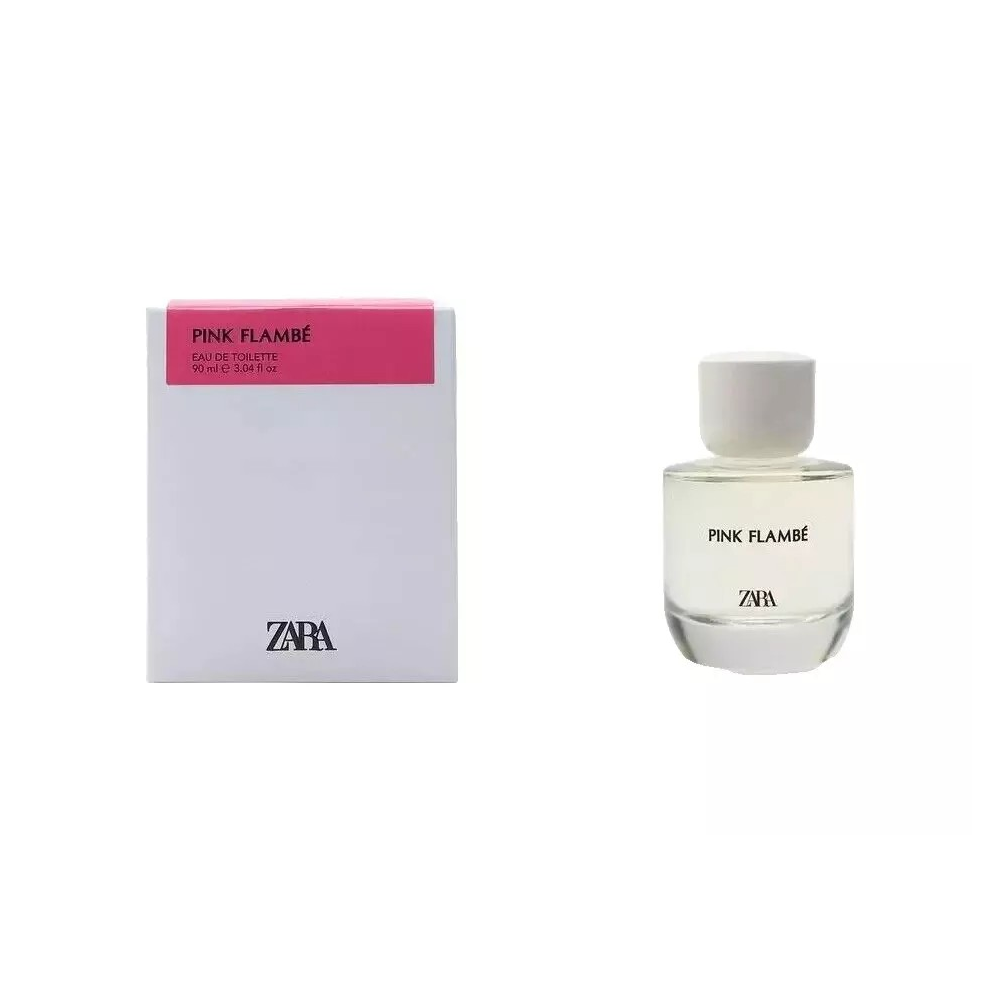 Zara Pink Flambé Women Eau De Toilette Fragrance 90 ml 3.0 Oz
