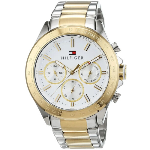 Tommy Hilfiger TOMMY HILFIGER 1791226 MEN'S WATCH SILVER STRAP WHITE DIAL SILVER CASE 1