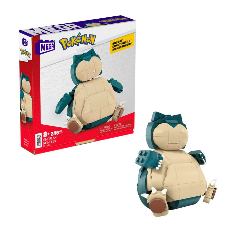 SET OF BUILDING BLOCKS MEGA BLOKS CONSTRUX POKEMON SNORLAX HLB70