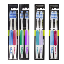Listerine Reach Interdental Toothbrush - 8-Mix (4 Firm & 4 Medium) Twin Pack