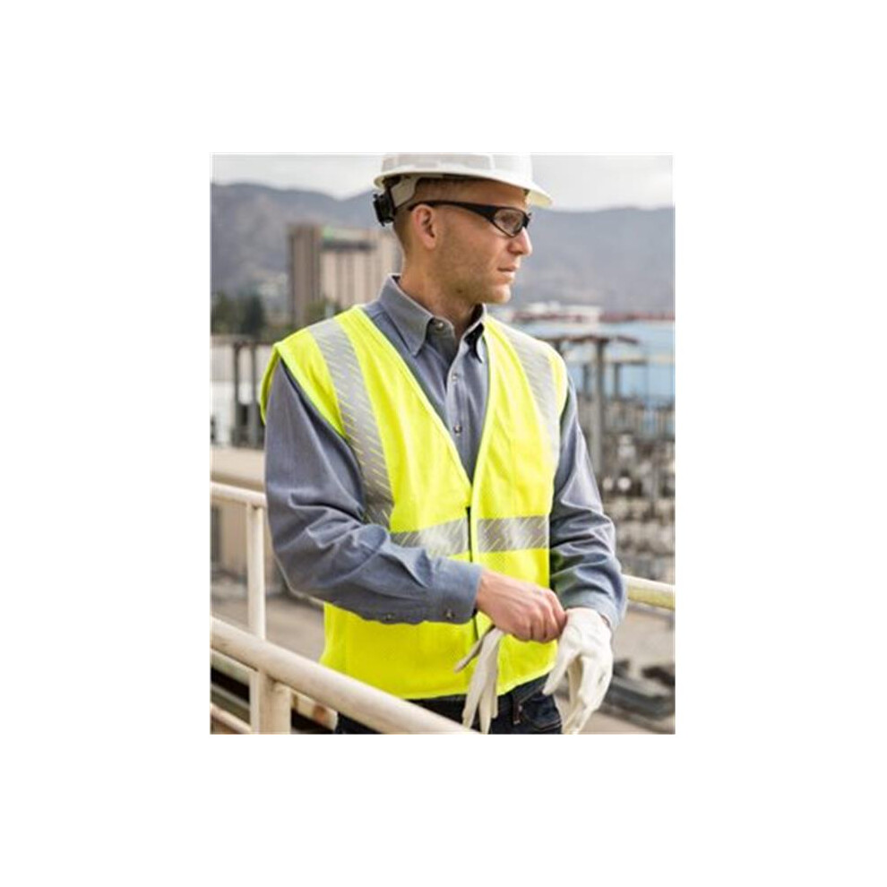 Flame-Resistant Breathable Mesh Vest, Lime - 3XL-image-OPC-PFD5PTV-NEW