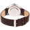 Tommy Hilfiger TOMMY HILFIGER 1710352 MEN'S WATCH BRONW STRAP BLACK DIAL SILVER CASE 3