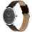 Tommy Hilfiger TOMMY HILFIGER 1710352 MEN'S WATCH BRONW STRAP BLACK DIAL SILVER CASE 5