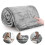 (King Blankets Throw, Silver Blankets) Faux Fur Blankets Soft Fleece Throw Sofa Bed Couch 5