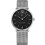 Tommy Hilfiger TOMMY HILFIGER 1710355 MEN'S WATCH SILVER STRAP BLACK DIAL SILVER CASE 2