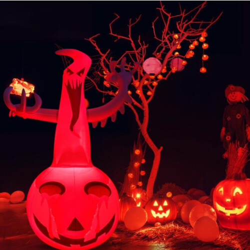 Halloween Inflatable Pumpkins and Ghost LEDs 2