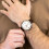 Tommy Hilfiger TOMMY HILFIGER 1710360 MEN'S WATCH BROWN STRAP SILVER DIAL SILVER CASE 14