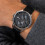 Tommy Hilfiger TOMMY HILFIGER 1710361 MEN'S WATCH BLACK STRAP GREY DIAL SILVER CASE 12