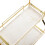 Living And Home (2) Kitchen Bathroom Storage Organiser Rack Gold 5