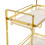 Living And Home (3) Kitchen Bathroom Storage Organiser Rack Gold 5