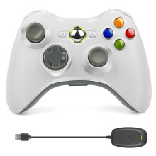Wireless Controller for Xbox 360, Game Controller Compatible with Xbox 360/360 Slim and PC Windows 7,8,10,11