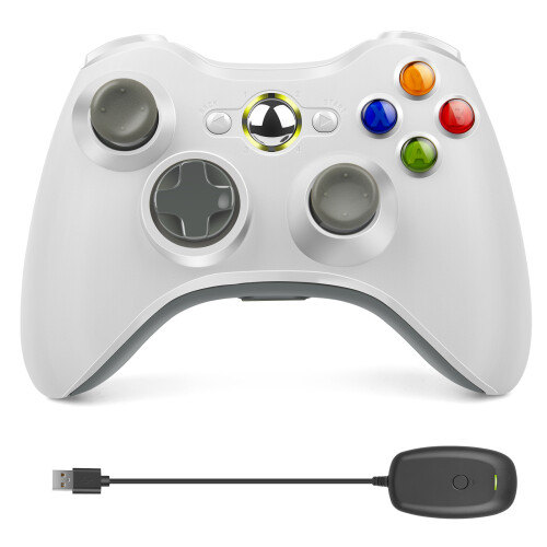 Wireless Controller for Xbox 360, Game Controller Compatible with Xbox 360/360 Slim and PC Windows 7,8,10,11