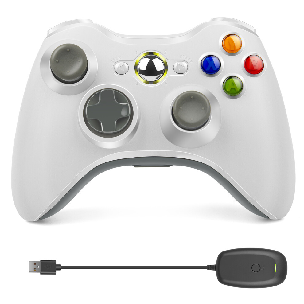 Futurebatt Wireless Controller For Xbox 360, Game Controller Compatible With Xbox 360/360 Slim And Pc Windows 7,8,10,11