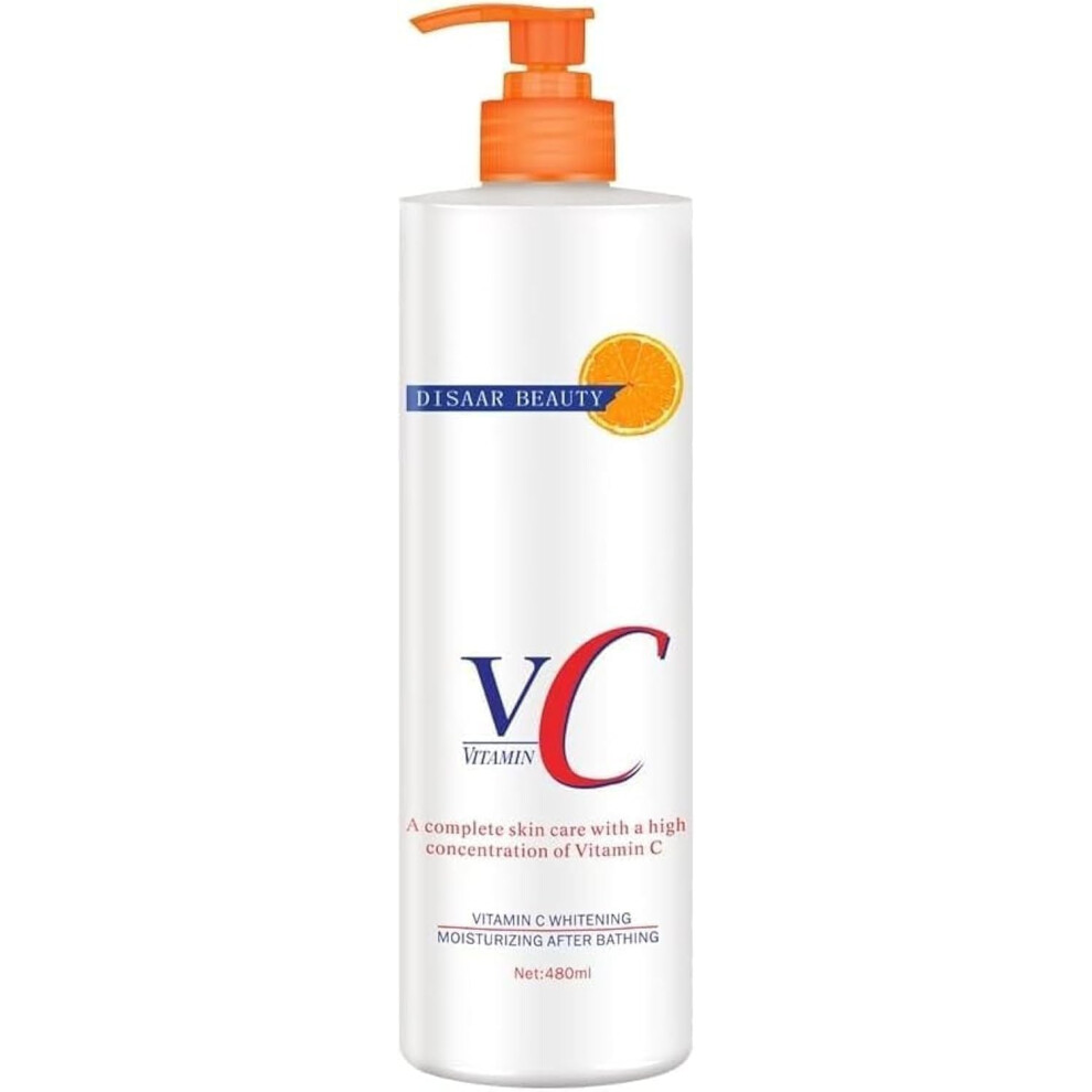 Disaar Beauty Body Lotion Moisturizing Anti Oxidation Natural Vitamin C After Bathing Body Lotion 480ml