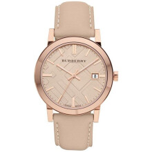 Burberry BU9014 Tan Dial Leather Strap Women's Watch