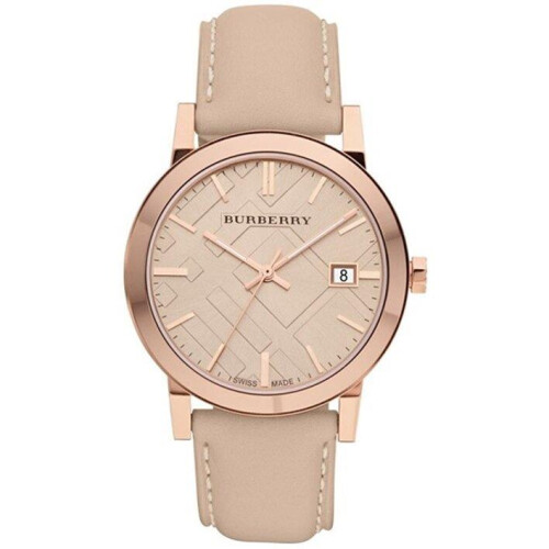 Burberry Burberry BU9014 Tan Dial Leather Strap Women's Watch