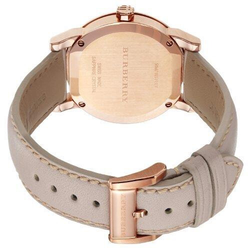 Burberry Burberry BU9014 Tan Dial Leather Strap Women's Watch 2