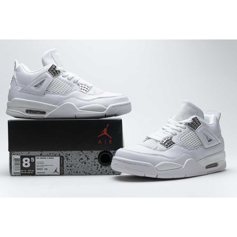 (EUR SIZE 40) Air Jordan 4 Retro Pure Money 308497-100