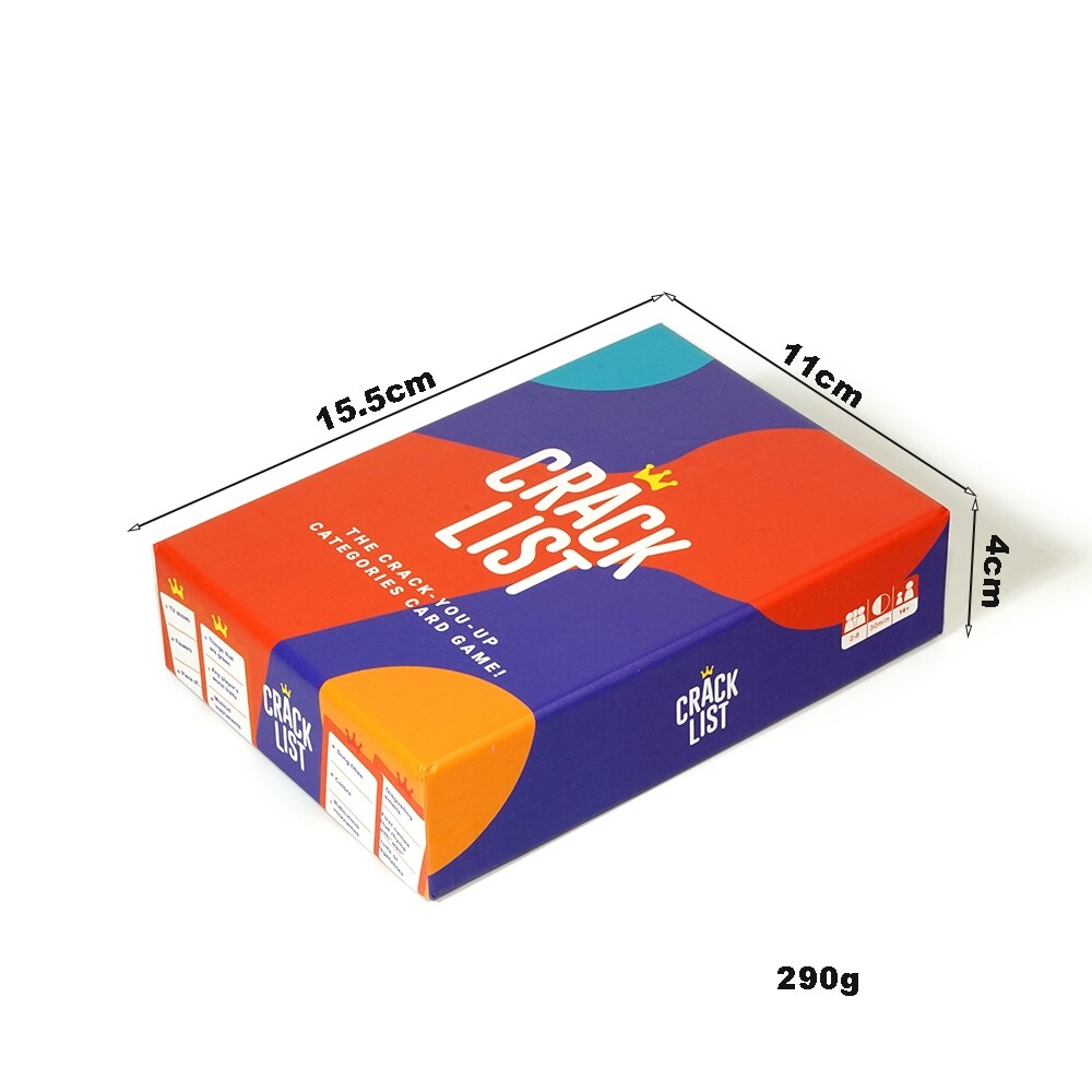 Crack List The Crack You Up Categories Card Game 2 Players Game Family