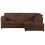 (Chocolate, 4 Seater Right Hand Facing) Luxor Fullback Cord Corner Sofa Range 1