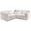 (Silver, 5 Seater Symmetrical) Luxor Fullback Cord Corner Sofa Range 1
