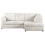 (Silver, 4 Seater Right Hand Facing) Luxor Fullback Cord Corner Sofa Range 1