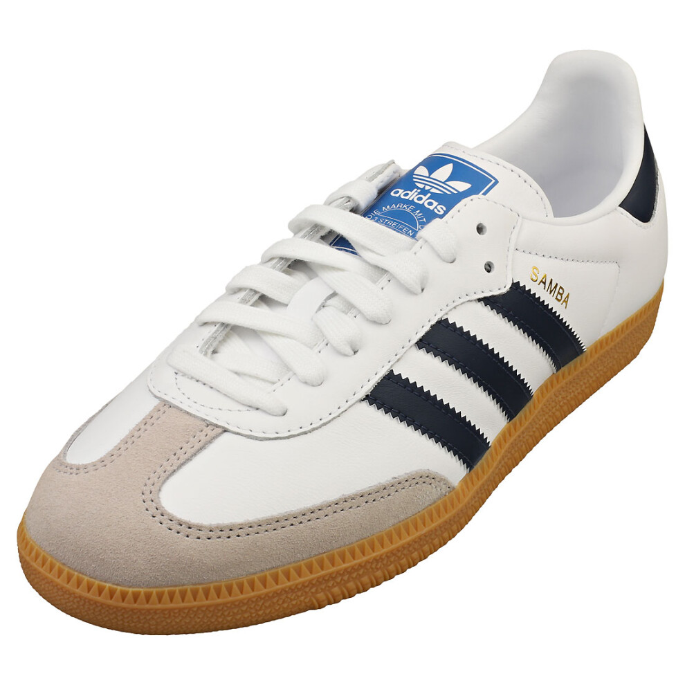 Adidas Men's Samba OG Trainers - White/Indigo - Size: 11