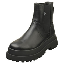 (5) Buffalo Pluto Vegan Womens Chelsea Boots in Black