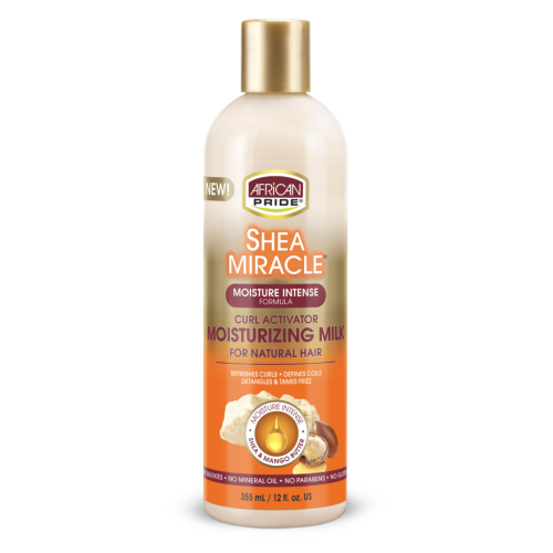 AFRICAN PIDE SHEA MIRACLE MOISTURIZING MILK, 12 OZ