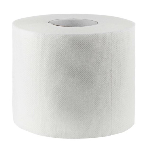 Papernet White Centre Feed Rolld x 6 (517 Sheets Per Roll, Embossed