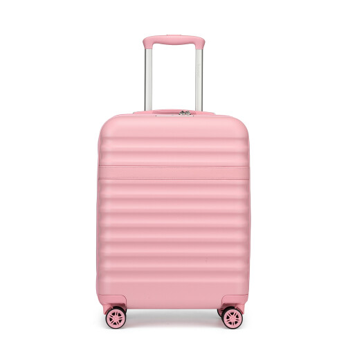 (Pink, 20 inch) Expandable Hard Shell Suitcase With Tsa Lock 20/24/28 Inch 2