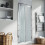 NES Home Bi-Fold Folding 900 mm Glass Door with Frameless 760 mm Side Panel 4