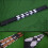 3/4 Patch Style Snooker Cue Case in Black and White 1