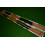 Handmade 3/4 Patchwork Style Snooker Cue Case in Green and White 2