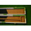 Handmade 3/4 Patchwork Style Snooker Cue Case in Green and White 4