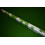 Handmade 3/4 Patchwork Style Snooker Cue Case in Green and White 3