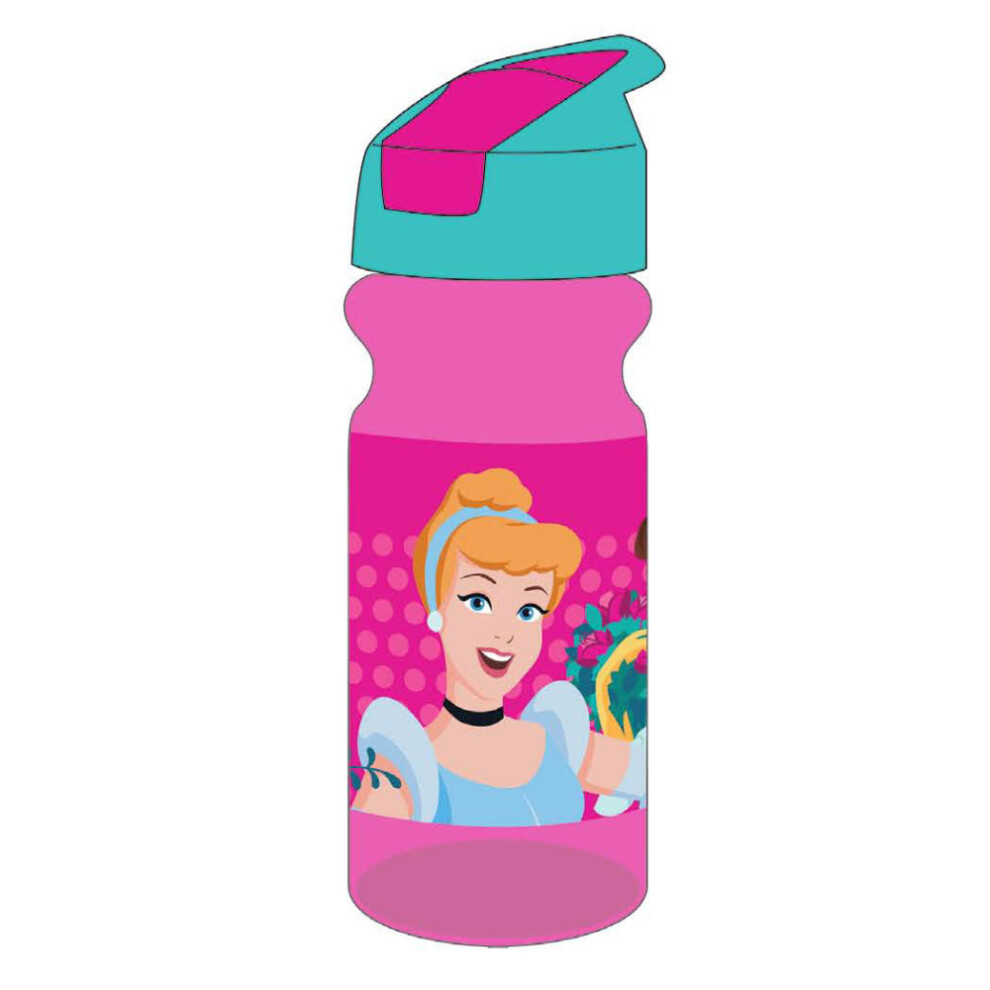 Disney Princess Plastic Water Bottle 550 ml 21 cm tall Cinderella