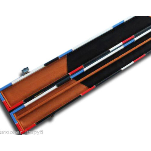 Stylish Handmade 3/4 Deluxe Patchwork Style Snooker Cue Case 1