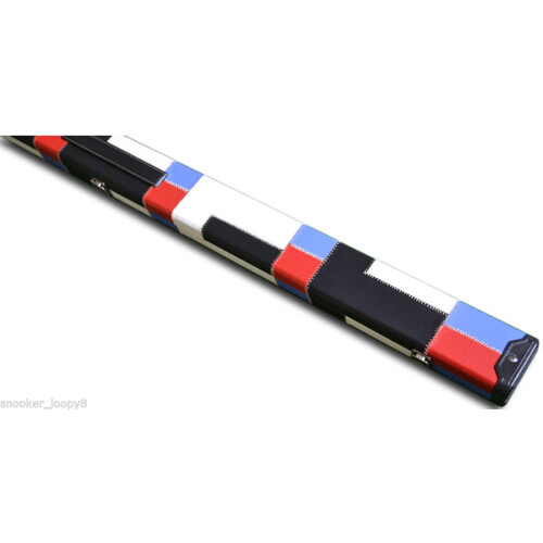 Stylish Handmade 3/4 Deluxe Patchwork Style Snooker Cue Case 2