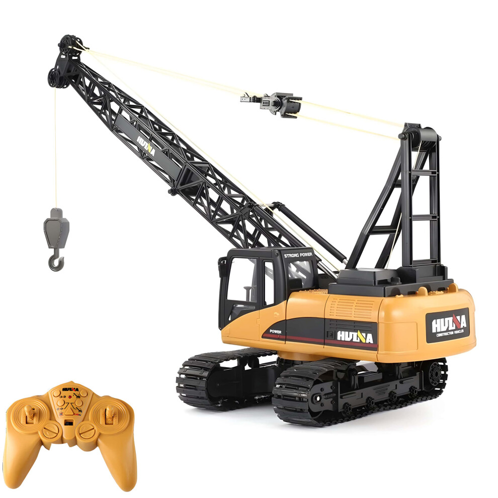 Rls Huina 1572 Rc Crawler Crane 1:14 Construction Tower Excavator Toy